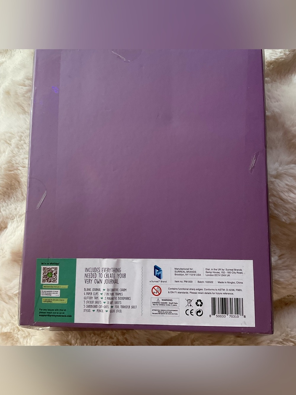 NWT Pretty Me DIY Journal Kit, includes notebook & craft supplies - Picture 8 of 9